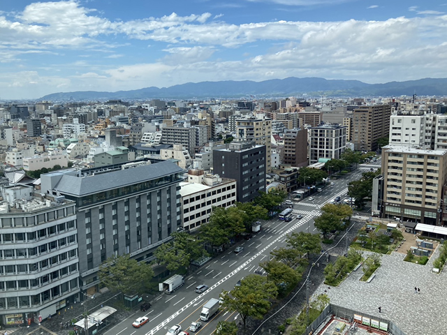 京都ホテルオークラからの外の景色