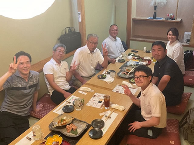 関西ブロック会後の懇親会の様子