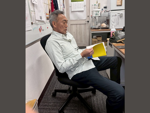 会社訪問勉強会の打ち合わせの様子